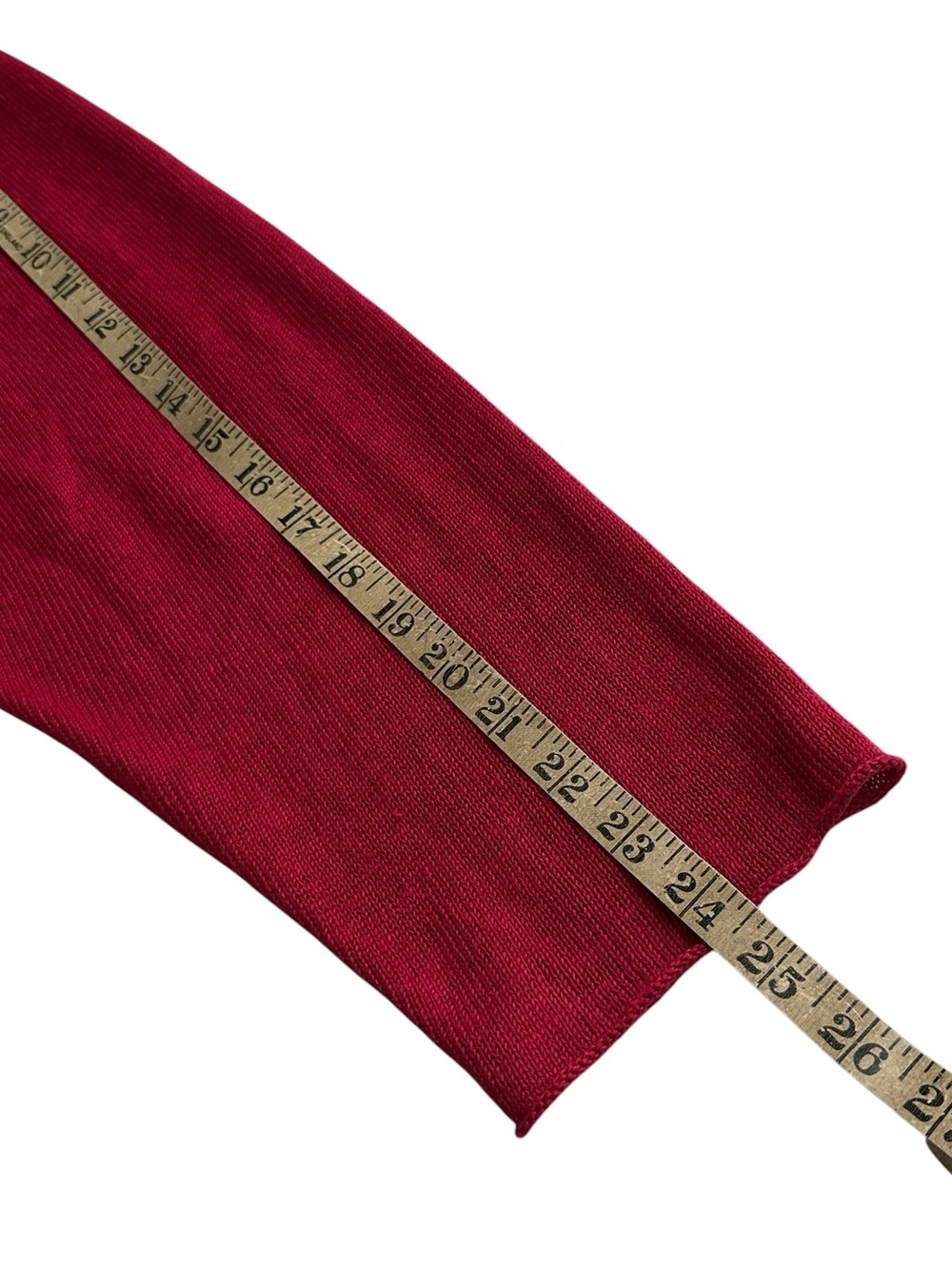 Eileen Fisher Size 3X Linen Knit Open Cardigan Raspberry - Picture 10 of 14